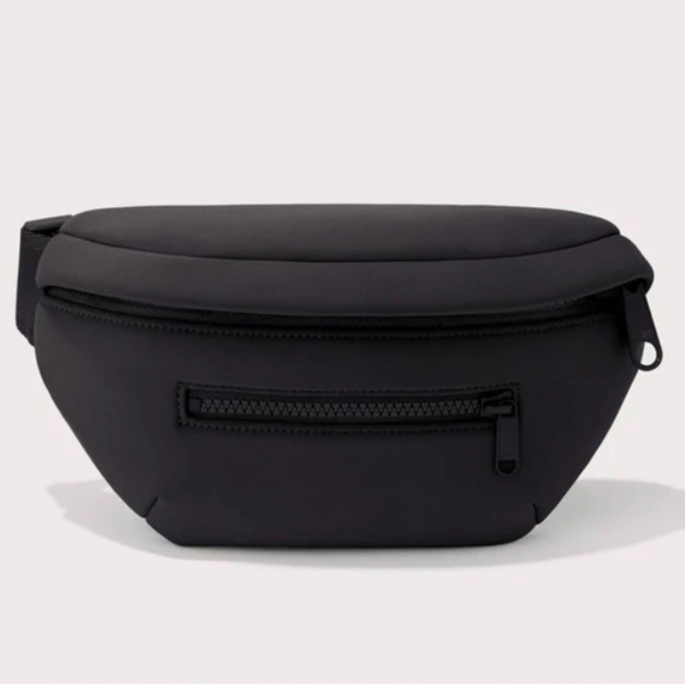 Dagne Dover Ace Fanny Pack Unisex OS Black Excellent Neoprene Waist Bag